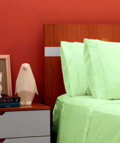 Juego de Sábanas Hoteleras Verde Manzana