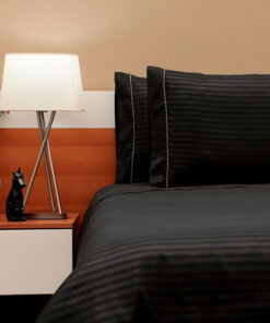 Juego de duvet más plumón negro luxury