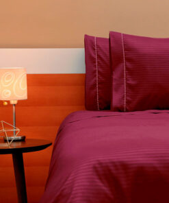 Juego de duvet premium vinotinto