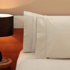 Alternative view of Juego de Sábanas Hoteleras de Algodón Beige 400 hilos