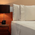 Juego de Sábanas Hoteleras de Algodón Beige 400 hilos