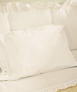 Alternative view of Juego de sábanas beige con boleros para cuna