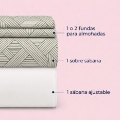 Juego de Sábanas Diseño Verona 144 Hilos - Imagen 3