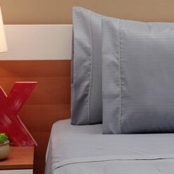 Alternative view of Juego de Sábanas Premium Gris para Hoteles