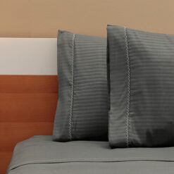 Alternative view of Juego de Sábanas Premium Gris Oscuro para Hoteles