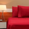 Juego de S banas Premium Rojo Casa LiLe