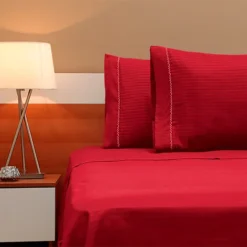 Juego de S banas Premium Rojo para Hoteles Casa LiLe