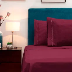 Juego de S banas Premium Vinotinto para Hoteles Casa LiLe