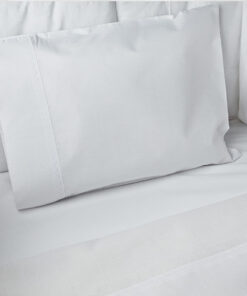 Juego de sábanas blanco con bordado blanco para cuna