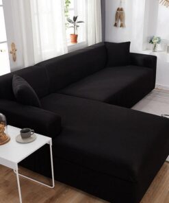 Protector de Sofá Premium Negro L Izquierdo