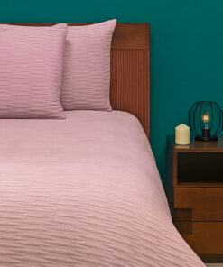 Juego de Duvet Jacquard Lila Rayas