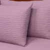 Juego de Duvet Jacquard Lila Rayas Casa LiLe