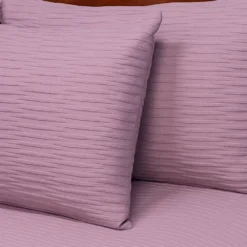 Juego de Duvet Jacquard Lila Rayas Casa LiLe