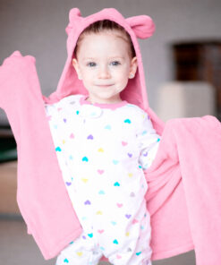 Cobija para niños bunny rosada