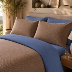 Duvet + Fundas Jacquard Collection Espiga Café - Imagen 3