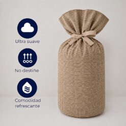 Duvet + Fundas Jacquard Collection Ondas Moka - Imagen 5