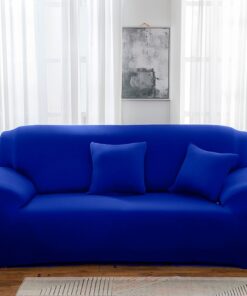 Protector de sofá premium azul rey