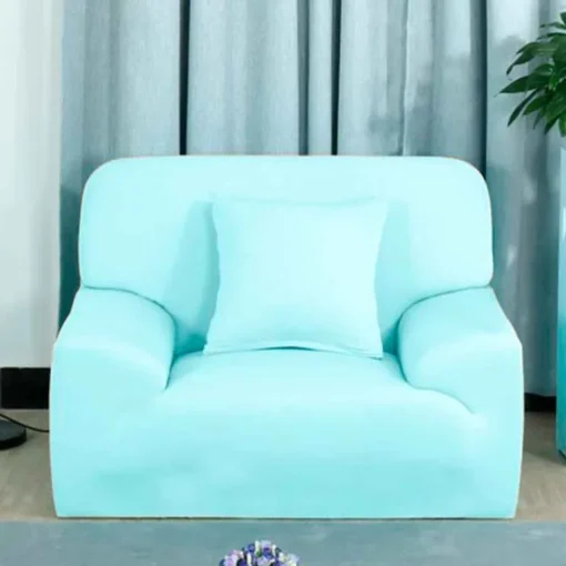 Protector de sof premium azul celeste un (1) puesto Casa LiLe