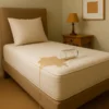 Combo Hotelero Juego de S banas Polialgod n + Protector de Colch n Antifluido + Almohada Down Proof 300 Hilos Casa LiLe