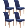 Protector de silla azul noche para comedor Casa LiLe