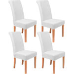 Protector blanco para Silla de comedor premium