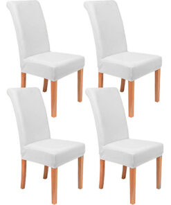 Protector blanco para Silla de comedor premium