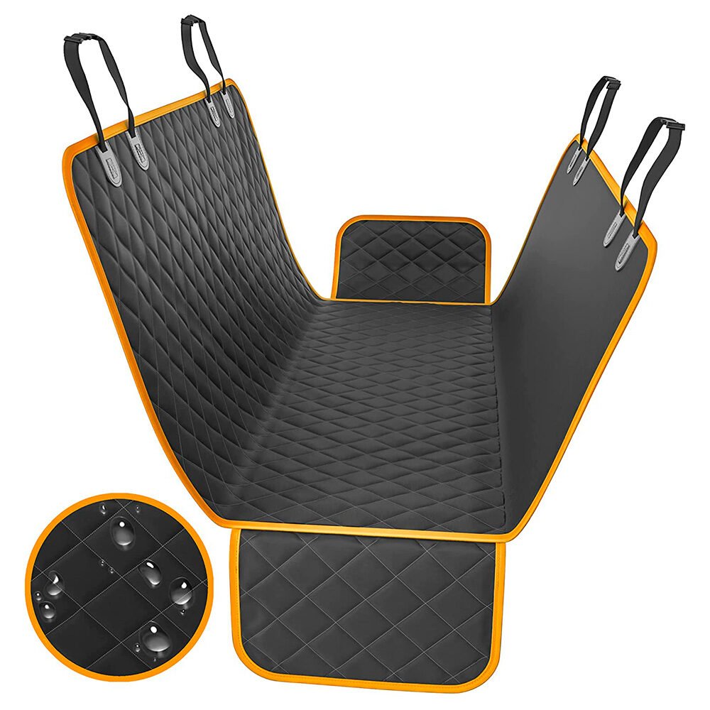 Protector Impermeable para Asiento Trasero o Baúl 3 en 1 Naranja