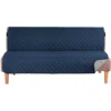 Protector de sof cama azul-gris acolchado Casa LiLe