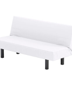 Protector de sofá cama blanco premium