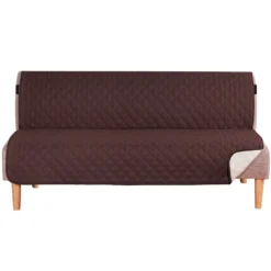 Protector de sof cama caf -beige acolchado Tipo B (Con Imperfecciones) Casa LiLe