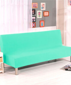 Protector de sofá cama verde menta premium