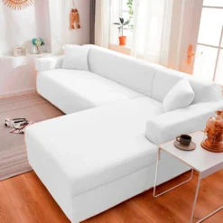 Protector de Sof Premium Blanco L Derecho Tipo B (Con Imperfecciones) Casa LiLe