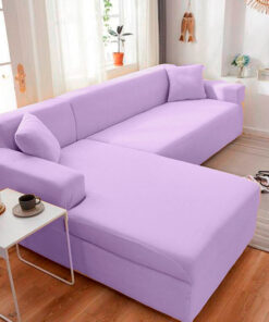 Protector de sofá premium lila L izquierdo