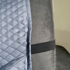 Alternative view of Protector de sofá gris/azul claro doble faz