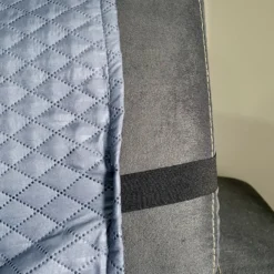Protector de sof gris/azul claro doble faz Casa LiLe