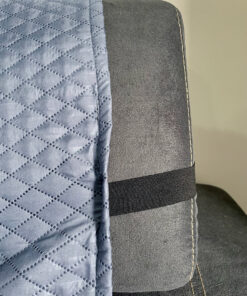 Alternative view of Protector de sofá gris claro doble faz