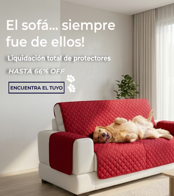 Banner mobile liquidacion protectores de sofa, lile