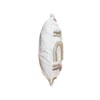 Coj n Decorativo Rustic con Flecos Arco ris Beige Casa LiLe