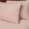 Juego de Duvet Cati nico Rojo Raya Delgada Casa LiLe