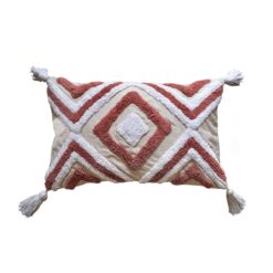 Cojín Decorativo Rustic Rectangular Terracota