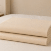 Set x2 Fundas Estándar Beige 400 Hilos 100% Algodón Tipo B (Con Imperfecciones)