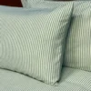 Juego de Duvet Cati nico Verde Raya Delgada Casa LiLe