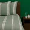 Juego de Duvet Cati nico Verde Triple L nea Casa LiLe