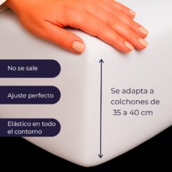 Juego de sábanas blanco