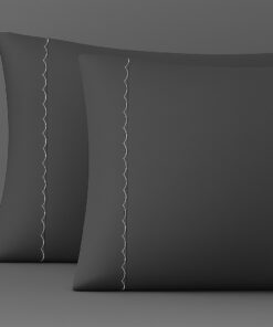 Alternative view of Juego de Duvet Algodón Gris 400 hilos