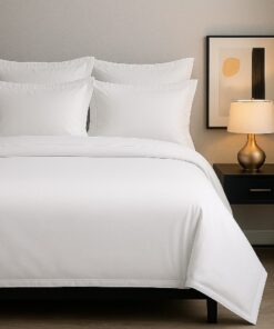 Juego de sábanas algodón blanco