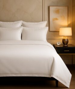 Juego de sábanas algodón blanco