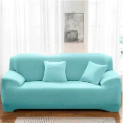 Protector de sof premium azul celeste Tipo B (Con Imperfecciones) Casa LiLe