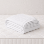 Sábana Ajustable Blanca 250 Hilos Doble Tipo B (Con Imperfecciones)