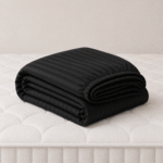 Sábana Ajustable Premium Negro Tipo B (Con Imperfecciones)